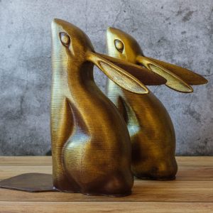 Handcrafted Rabbit Bookend